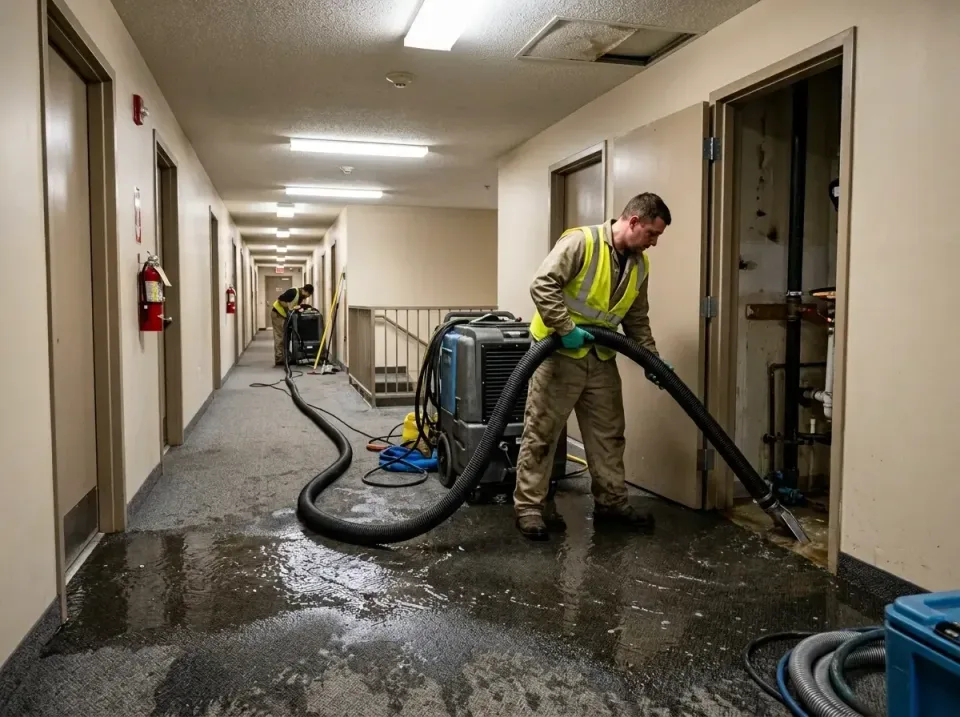 multi-unit-apartment-hallway-f-005 — frequently asked questions, Emergency Burst Pipe Water Extraction & Removal in South Ca…